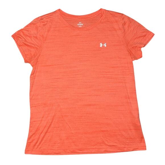 Bright Orange Under Armour Workout Shirt - Size XL - Picture 1 of 11
